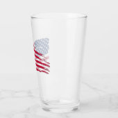 Verre Drapeau américain tatoué (Gauche)