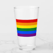Verre Drapeau arc-en-ciel (LGBT) (Devant)
