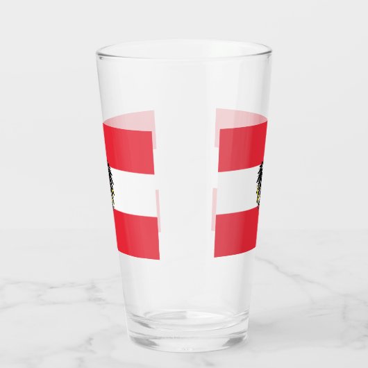 Verre Drapeau Autriche (Droite)