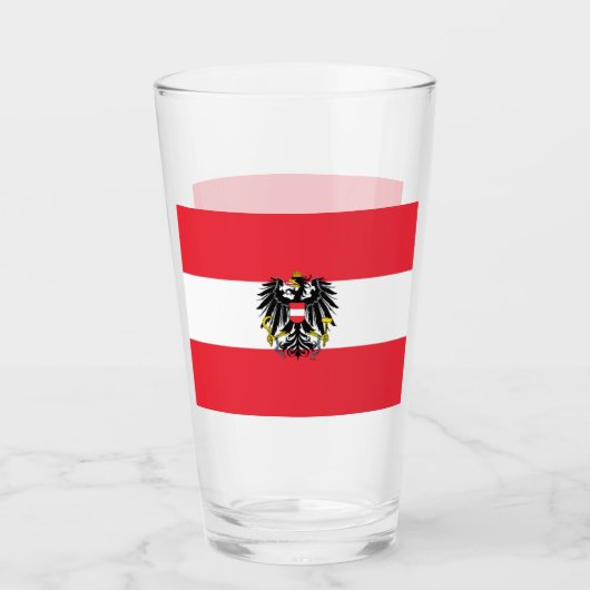 Verre Drapeau Autriche (Devant)