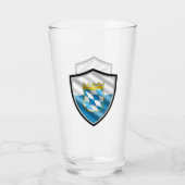 Verre Drapeau bavarois (Dos)