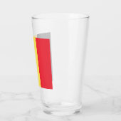 Verre Drapeau belge (Gauche)