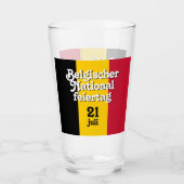 Verre Drapeau belge allemand Belgischer (Devant)