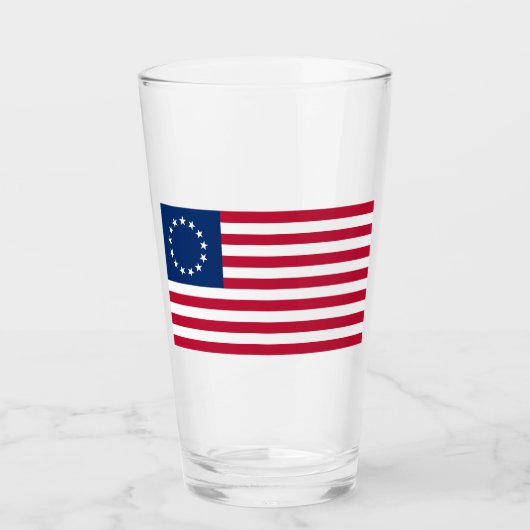 Verre Drapeau Betsy Ross (Devant)