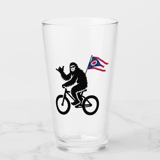 Verre Drapeau Bigfoot Cycling Ohio (Devant)