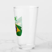 Verre Drapeau brésilien (Gauche)