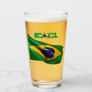 Verre Drapeau brésilien