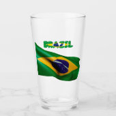 Verre Drapeau brésilien (Devant)