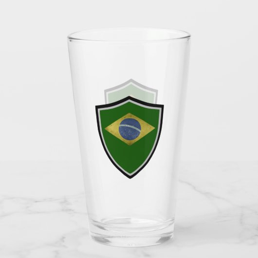 Verre Drapeau brésilien (Dos)