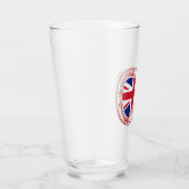 Verre Drapeau britannique Escalade carabiner (Droite)