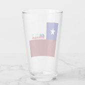 Verre Drapeau chilien (Dos)