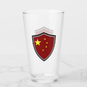 Verre Drapeau chinois (Dos)