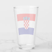 Verre Drapeau croate  (Dos)
