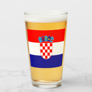 Verre Drapeau croate 