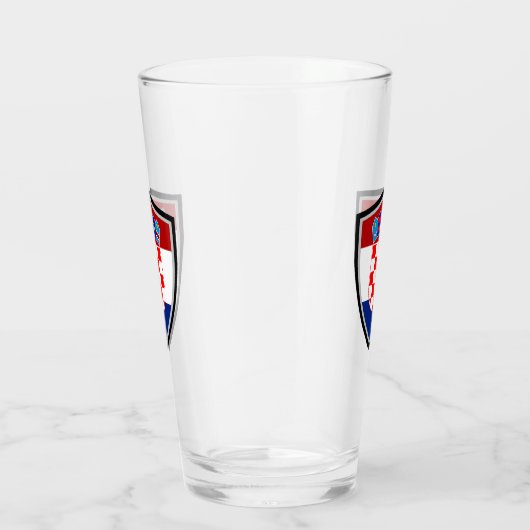 Verre Drapeau croate (Droite)