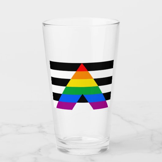 Verre Drapeau d'allié straight (Devant)