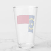 VERRE DRAPEAU DE CAROLINE DU NORD (Dos)