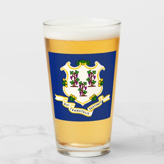 VERRE DRAPEAU DE CONNEXION (Devant (rempli))