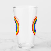 Verre DRAPEAU DE COURBE - STRIPES - Bagues de couleurs L (Droite)