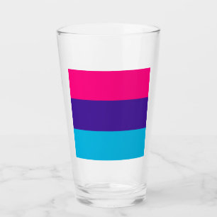 Verre Drapeau de fierté androgyne