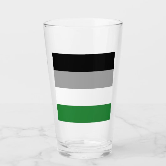 Verre Drapeau de fierté androphile (Devant)