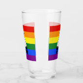 Verre Drapeau de fierté bispirituel de SlipperyJoe Symbo (Gauche)
