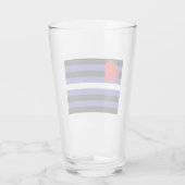 Verre Drapeau de fierté cuir (Dos)