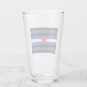 Verre Drapeau de fierté cuir queer (Dos)