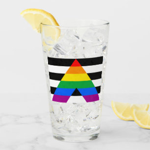 Verre Drapeau de fierté d'allié