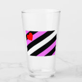 Verre Drapeau de fierté de fille de cuir (Devant)