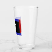 Verre Drapeau de fierté de pied (empreinte de pied) (Gauche)