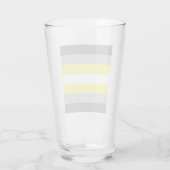 Verre Drapeau de fierté demigender (Dos)