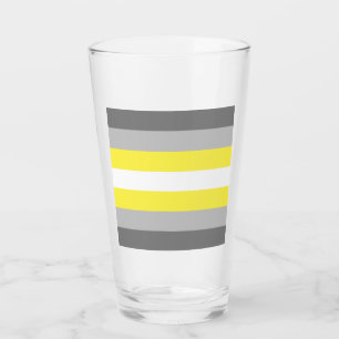 Verre Drapeau de fierté demigender