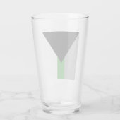 Verre Drapeau de fierté demiromantique (Dos)