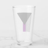 Verre Drapeau de fierté demisexuel (Dos)