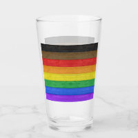 Drapeau de fierté gay inclusif de SlipperyJoe text
