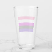 Verre Drapeau de fierté genderfluid (Dos)