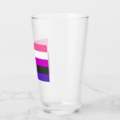 Verre Drapeau de fierté genderfluid (Gauche)