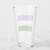 Verre Drapeau de fierté genderqueer (Dos)