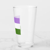 Verre Drapeau de fierté genderqueer (Gauche)