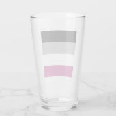 Verre Drapeau de fierté gynéphile (Dos)