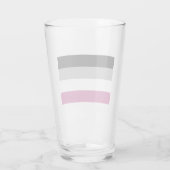 Verre Drapeau de fierté gynéphile (Dos)