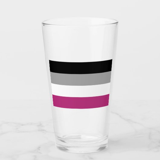 Verre Drapeau de fierté gynéphile (Devant)