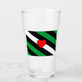Verre Drapeau de fierté Leather Boi (Devant)