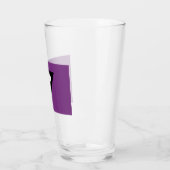 Verre Drapeau de fierté lesbienne Hache violette (Gauche)