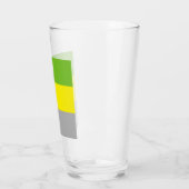 Verre Drapeau de fierté lithromantique (Gauche)