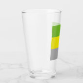 Verre Drapeau de fierté lithromantique (Droite)