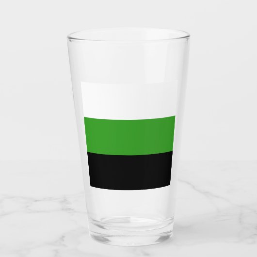 Verre Drapeau de fierté Neutrois (Devant)