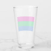 Verre Drapeau de fierté polysexuelle (Dos)