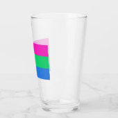 Verre Drapeau de fierté polysexuelle (Gauche)